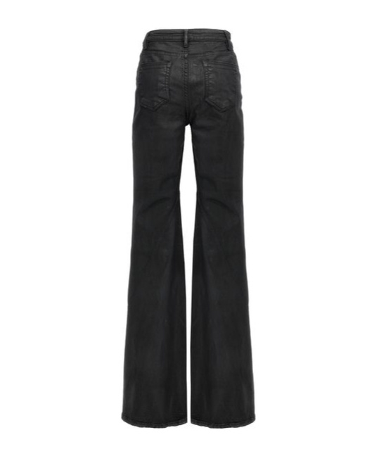 Rick Owens Drkshdw Bias Bootcut Jeans In Black