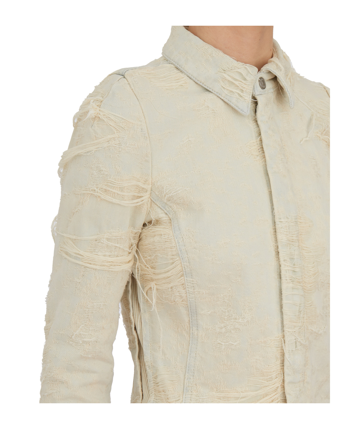 Diesel Long-sleeved Shirt In Nude