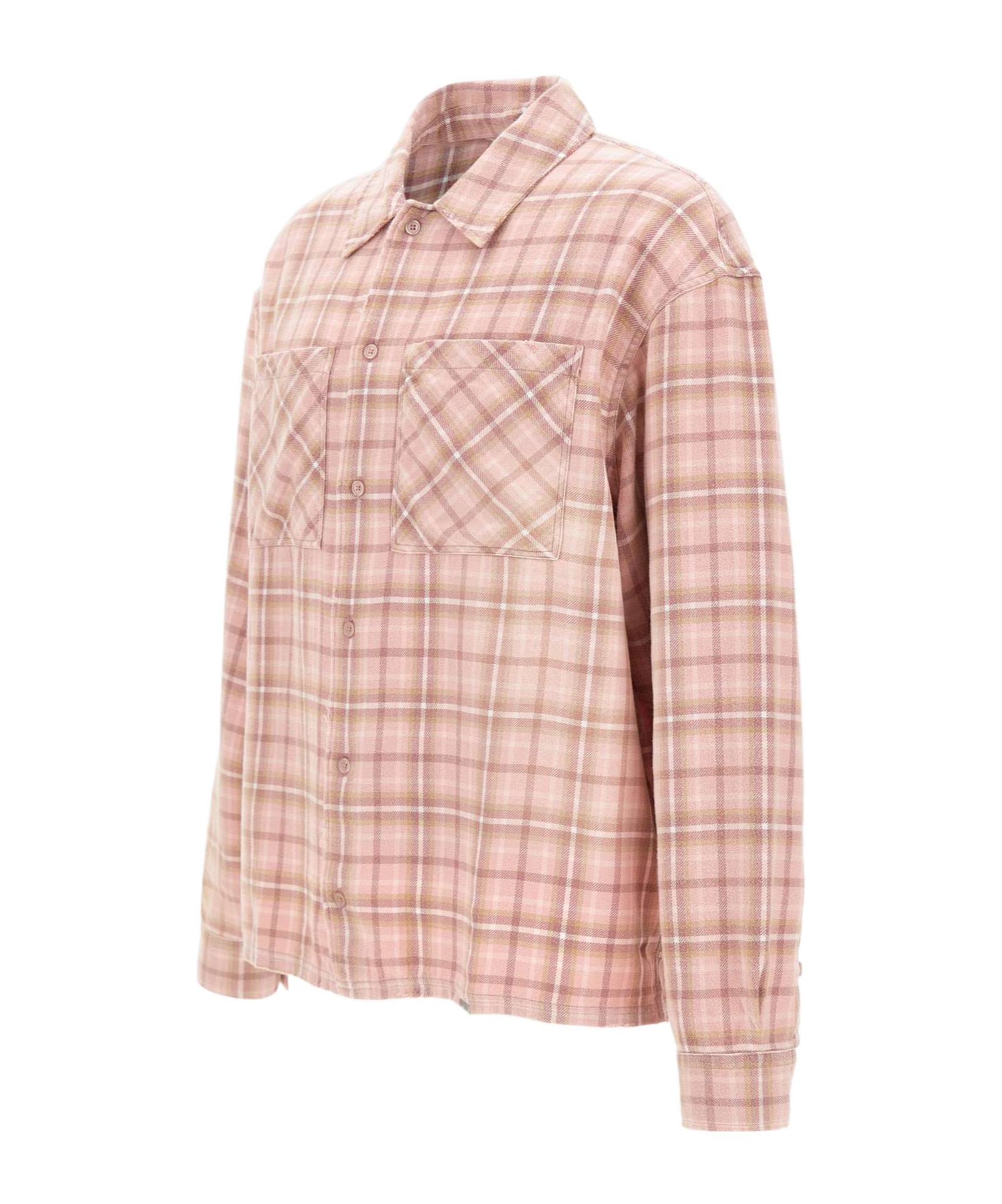 Represent Flannel Checked Shirt In Animal Print