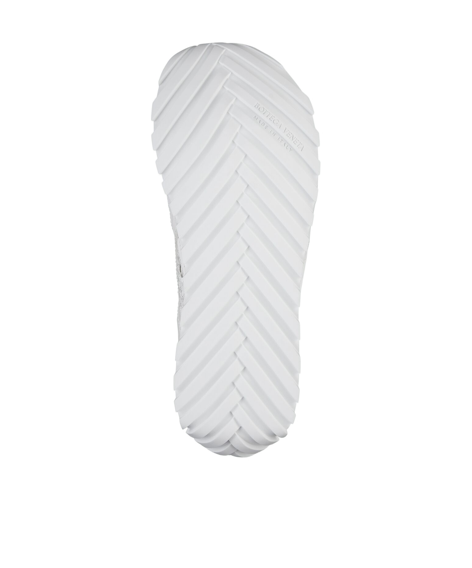 Bottega Veneta Orbit Metallic Net Runner Sneakers In White