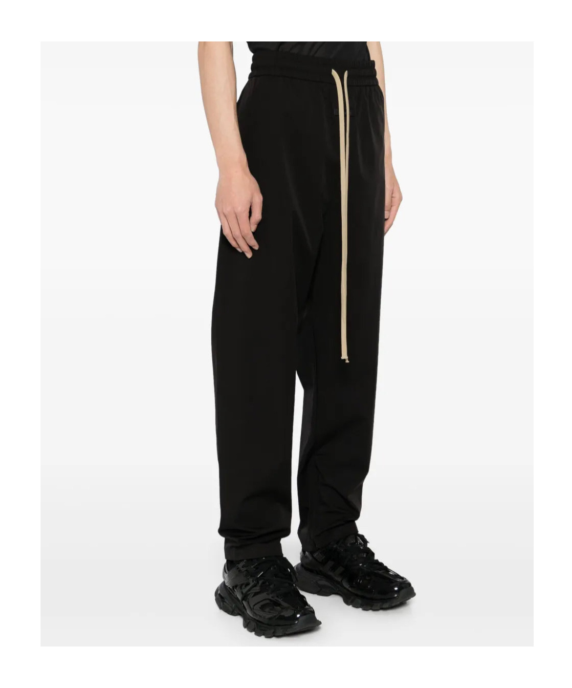 Fear Of God Elasticated Waist Drawstring Sweatpant With Side Pockets In Black