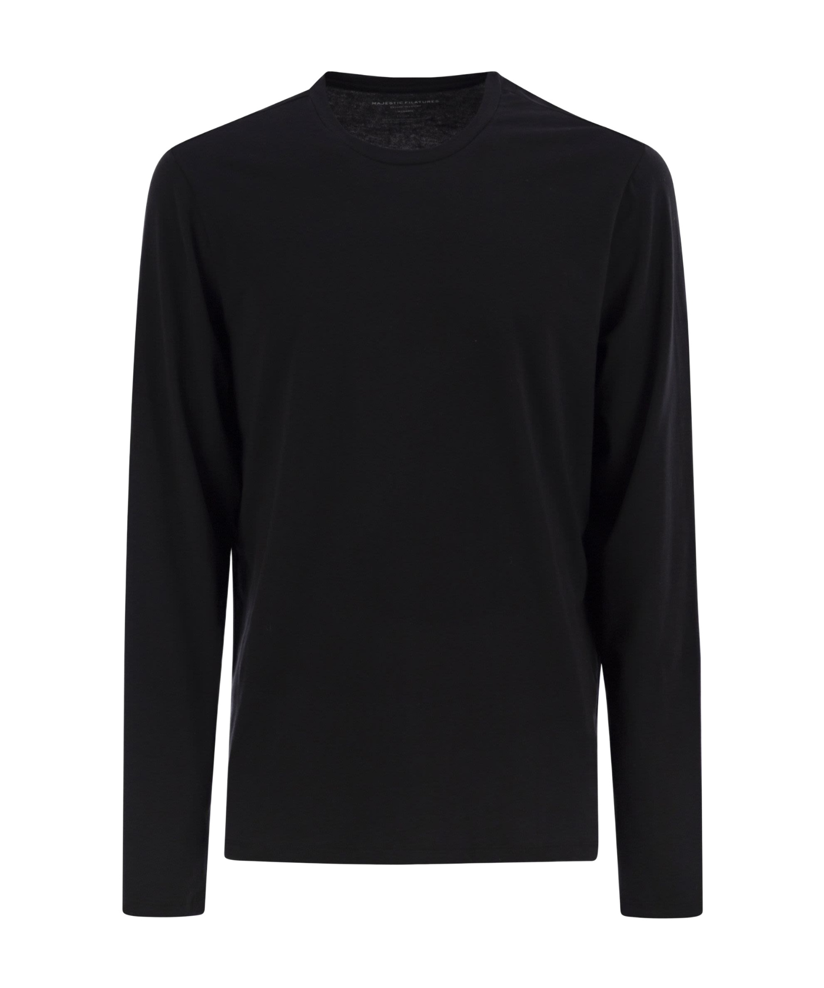 Majestic Long-sleeved Crew-neck T-shirt