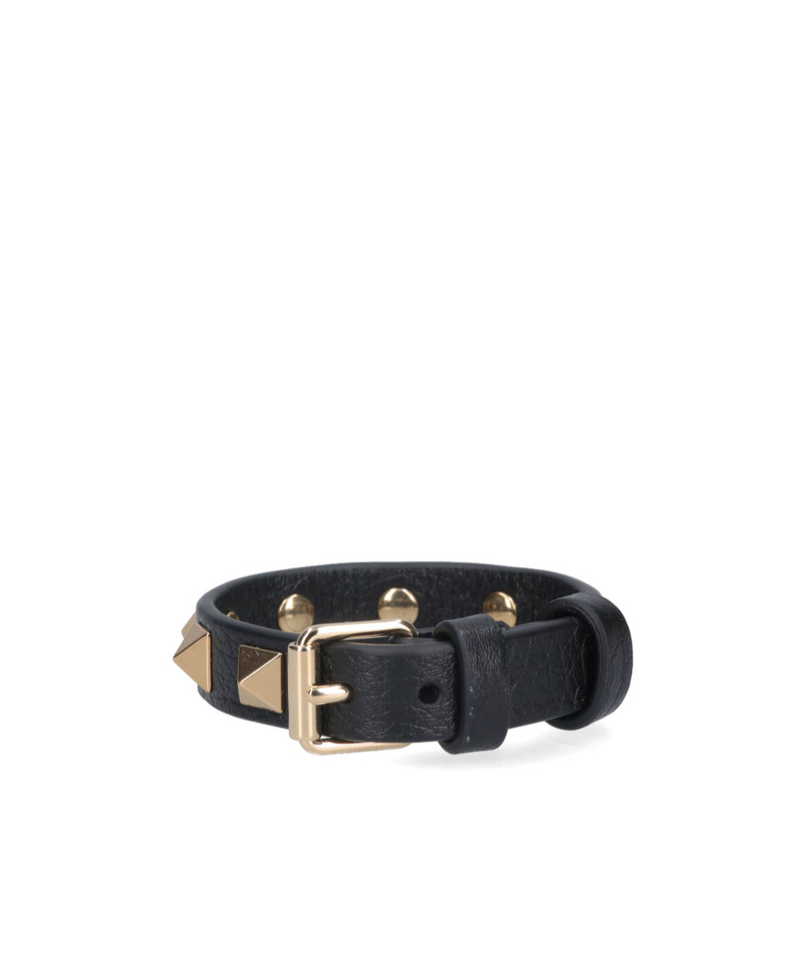Shop Valentino Rockstud Bracelet In Black