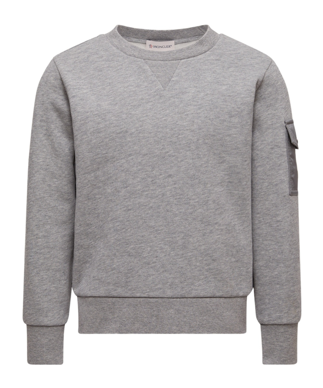 Moncler Long Sleeve Sweatshirt In Gray