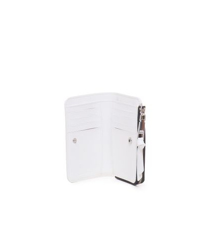 Marc Jacobs The Slim Bi-fold Wallet In White