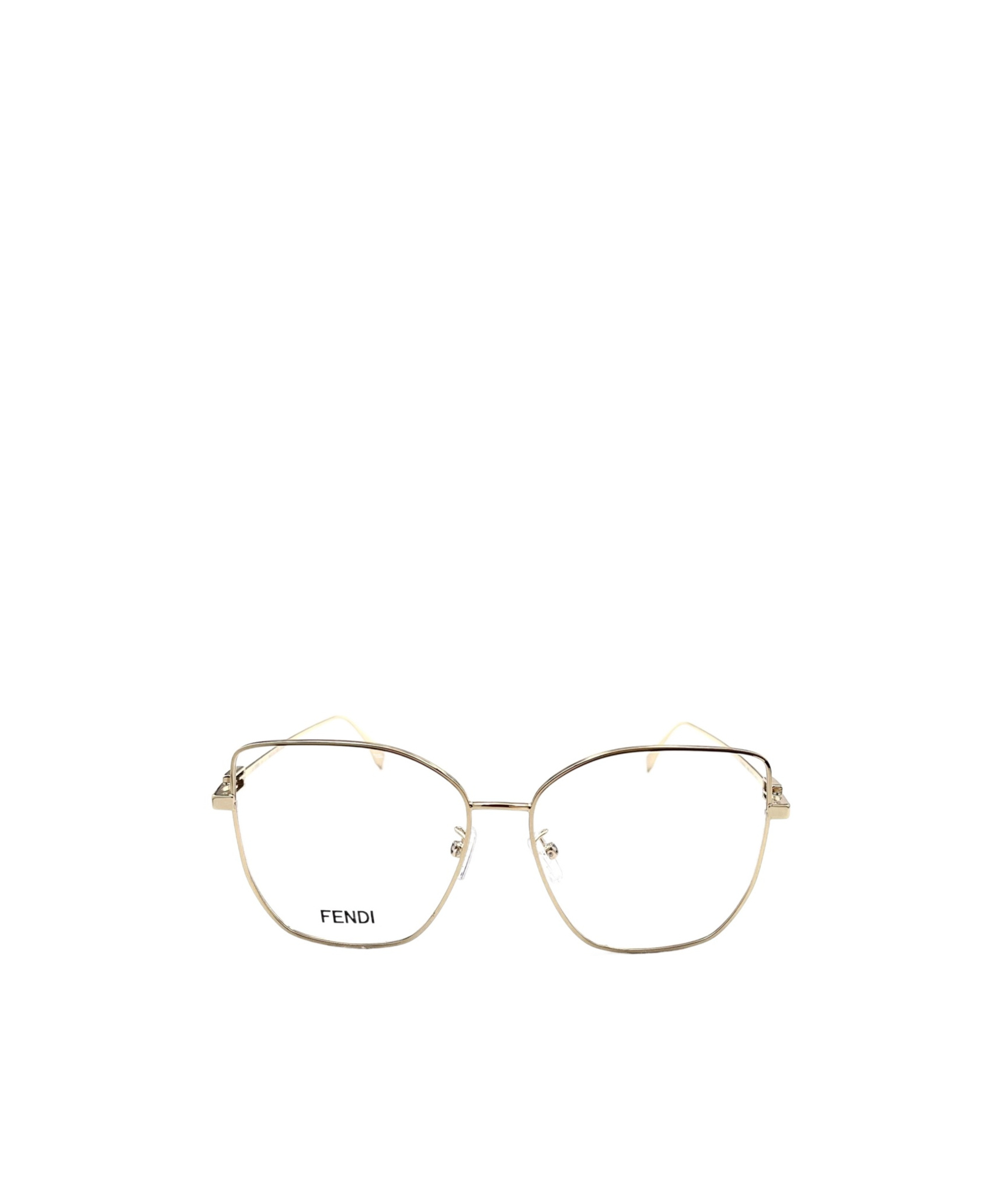 Fendi Eyewear Butterfly Frame Glasses In White