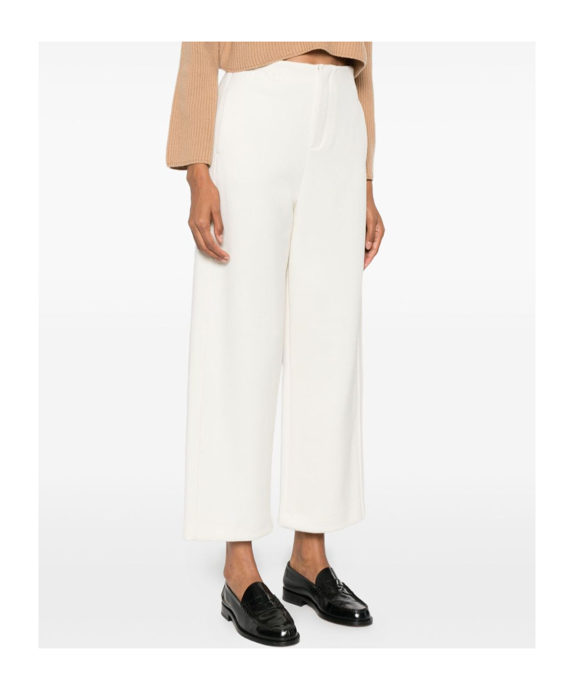Max Mara Pocket Casual Pants In White