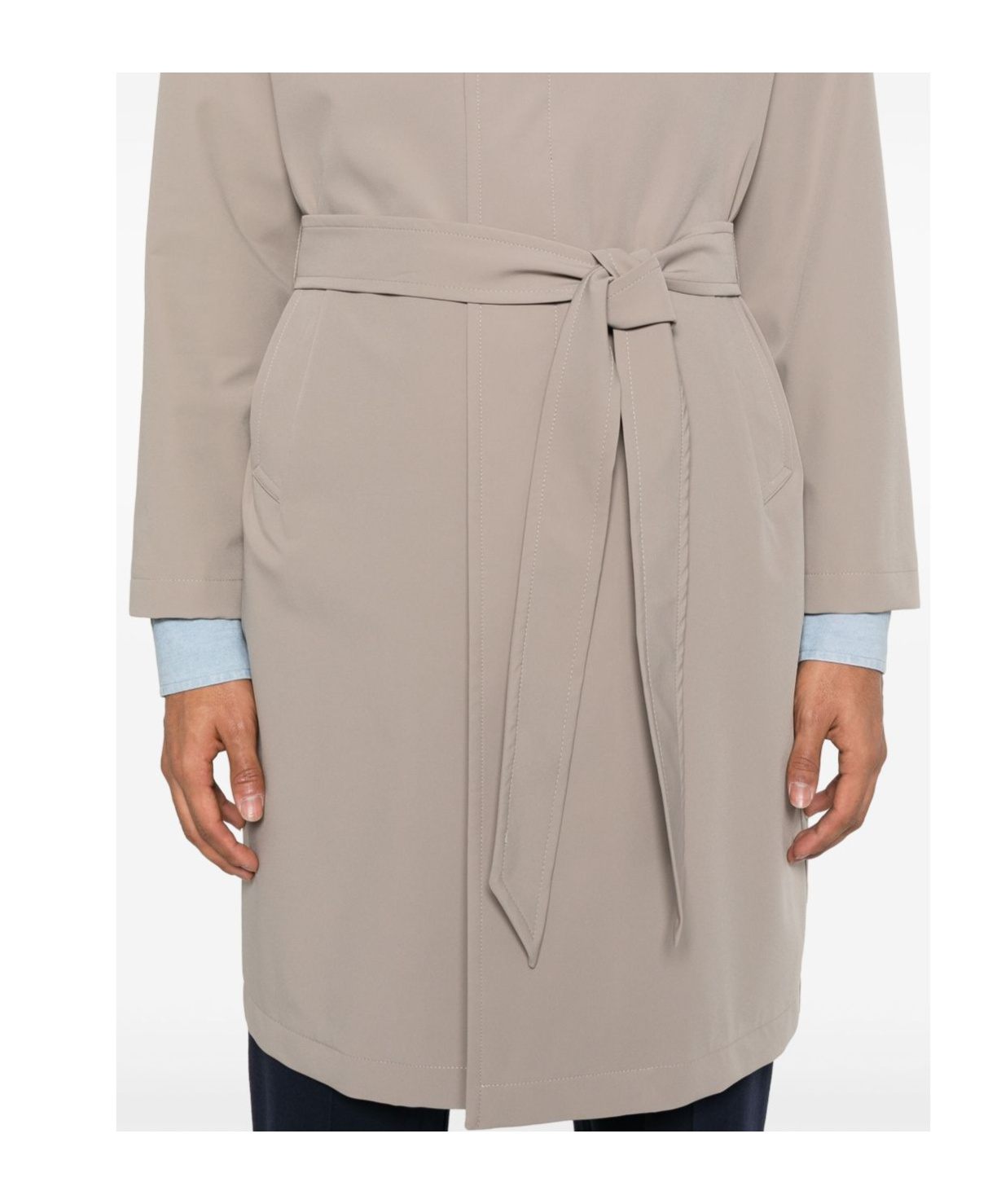 Tagliatore Long-sleeved Windbreaker In Brown