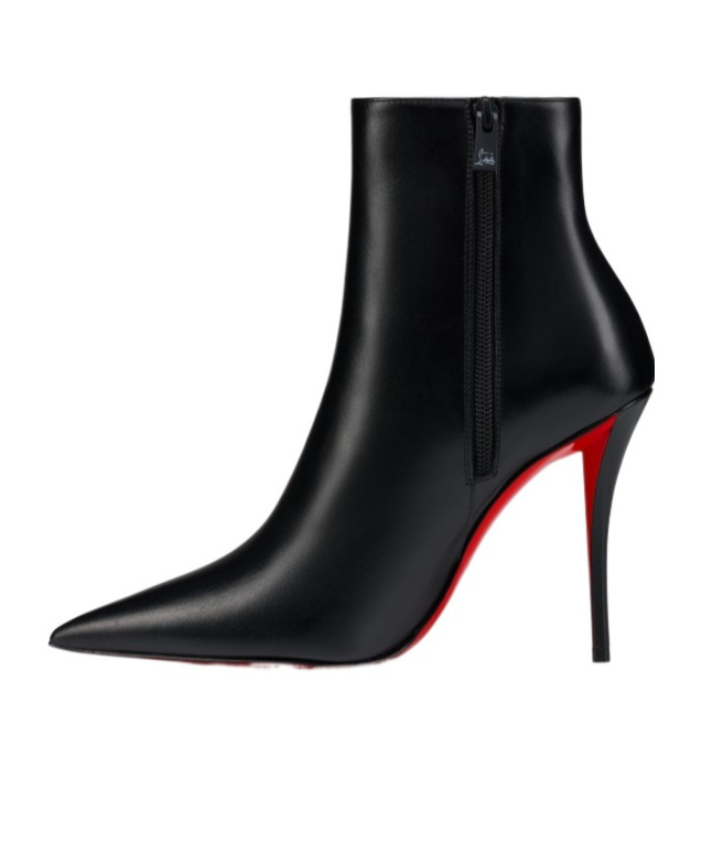 Christian Louboutin 100mm Miss Z Pointed-toe Stiletto Boots In Black