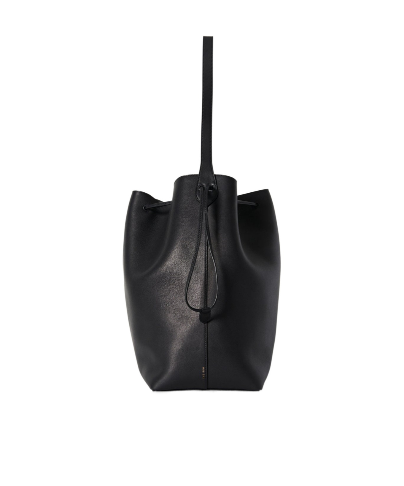 The Row Belvedere Drawstring Tote In Black