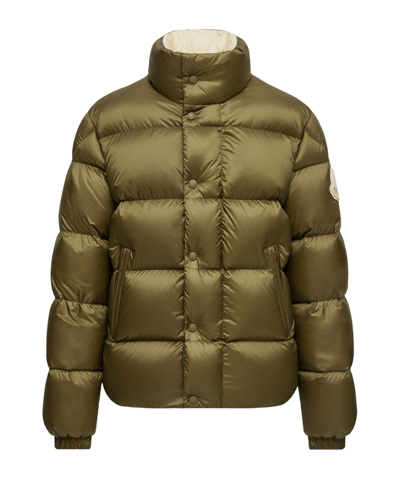 Moncler Tripiti Short Down Jacket In Green