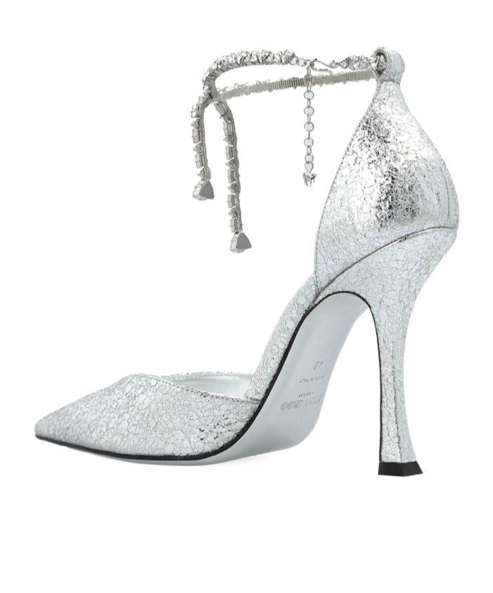 Jimmy Choo Stwvie Pointed-toe Pumps In Multi