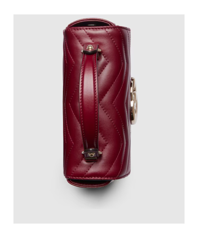 Gucci Gg Marmont Mini Top Handle Bag In Red