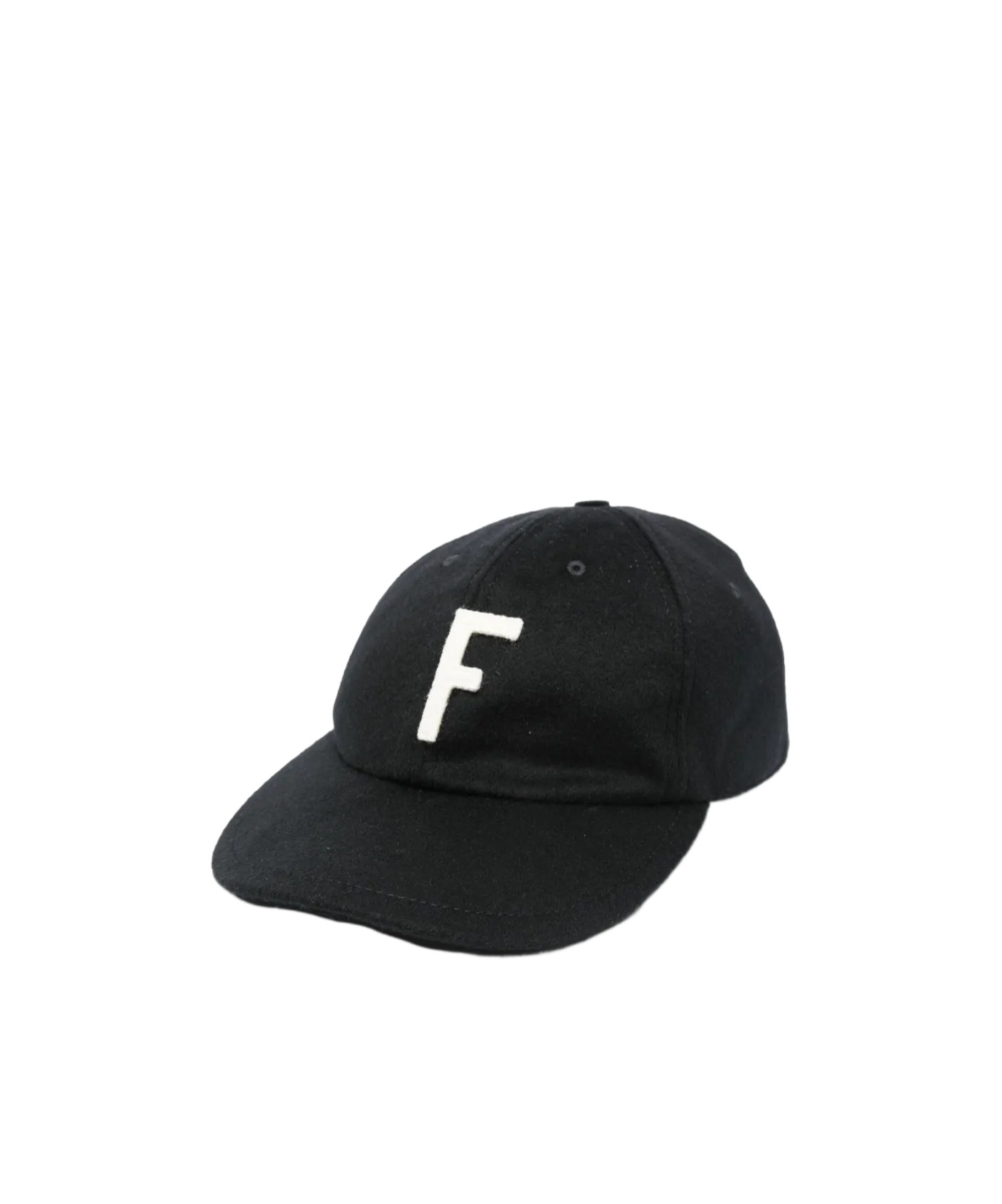 Fear Of God Felted F Baseball Cap In Black