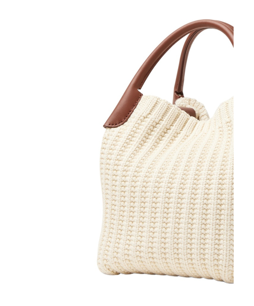 Loro Piana Small Bale Bag In White