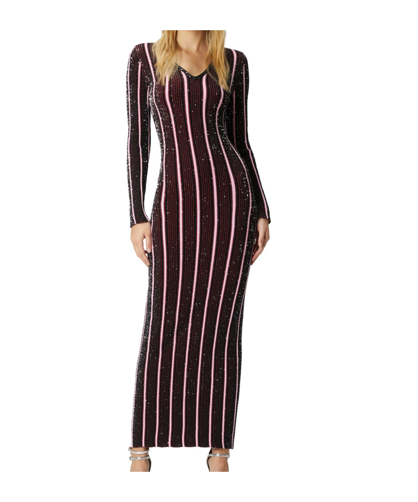 Missoni Long Sleeve Dress In Black