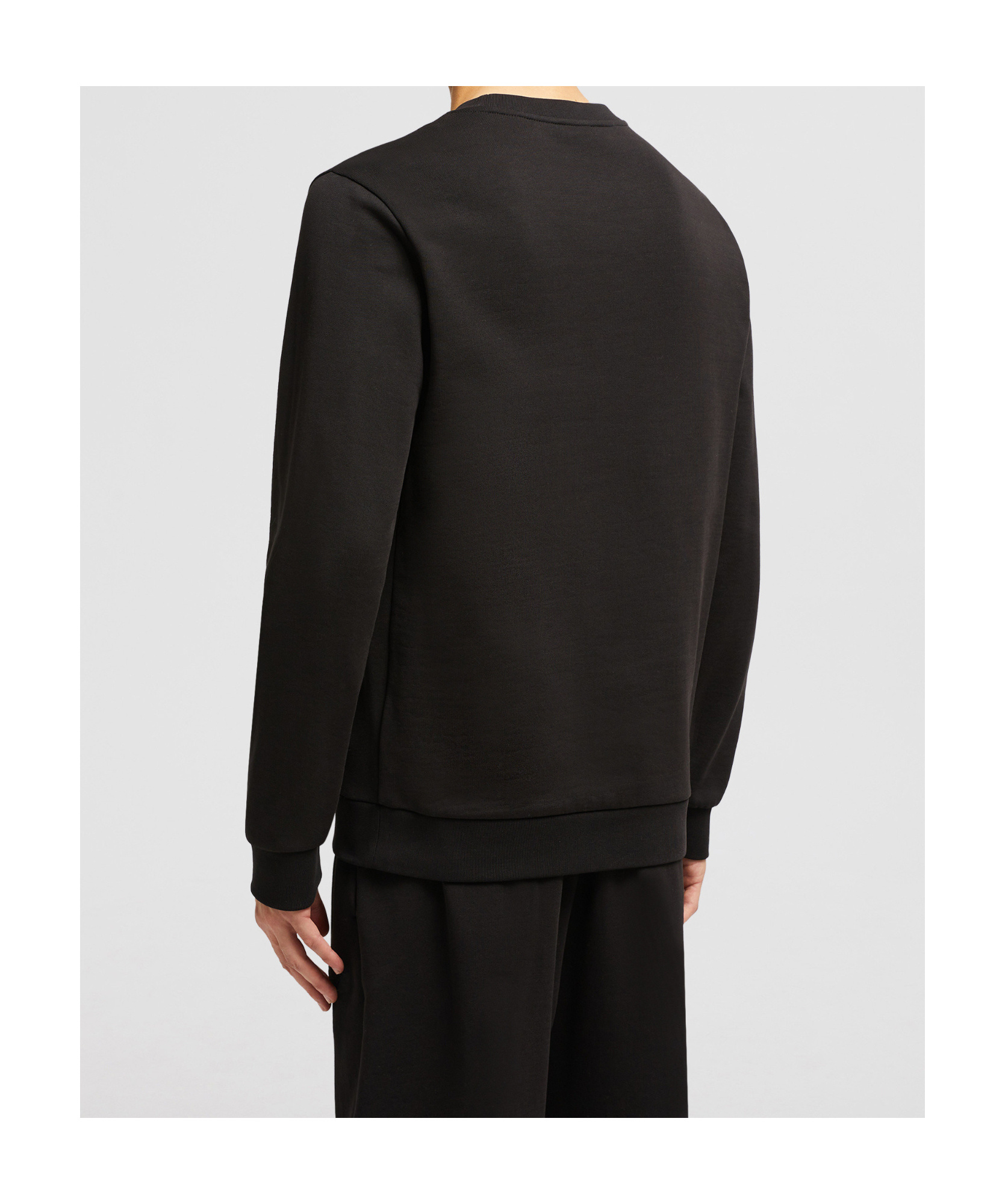 Moncler Sweat En Coton À Motif Logo Délavé In Black