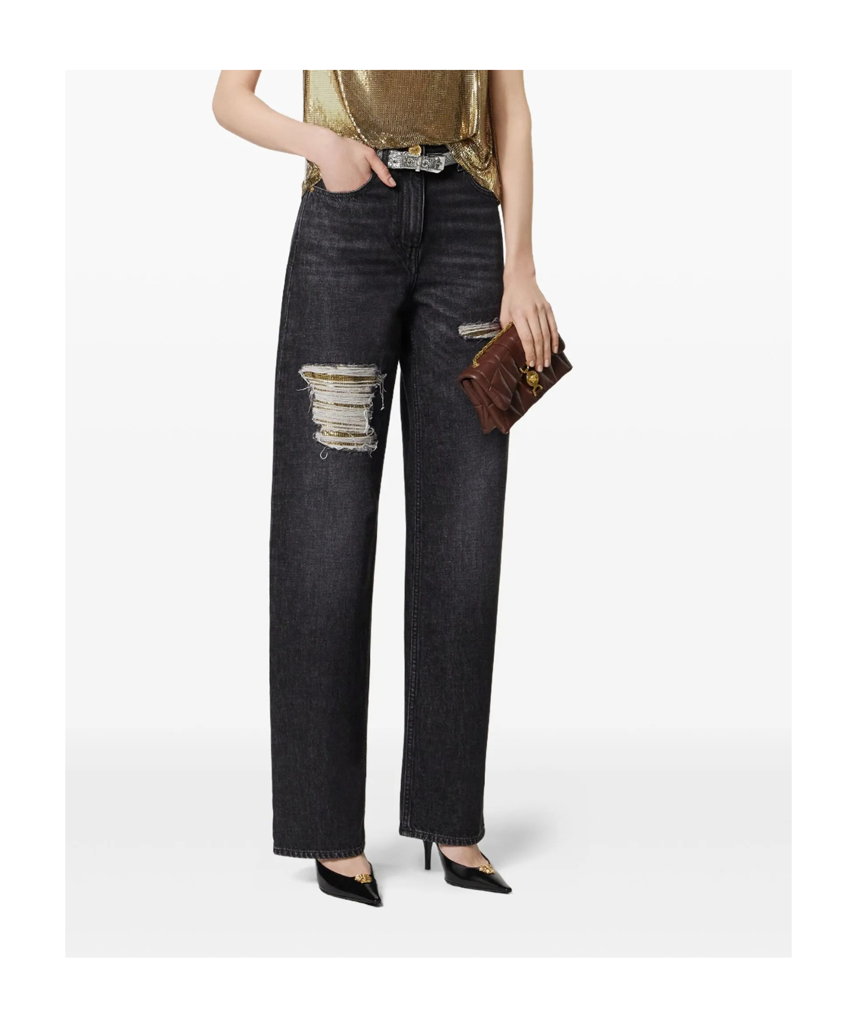 Versace Denim Pants Clothing