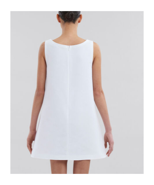 Marni Flared Dress With Hand-embroidered In White