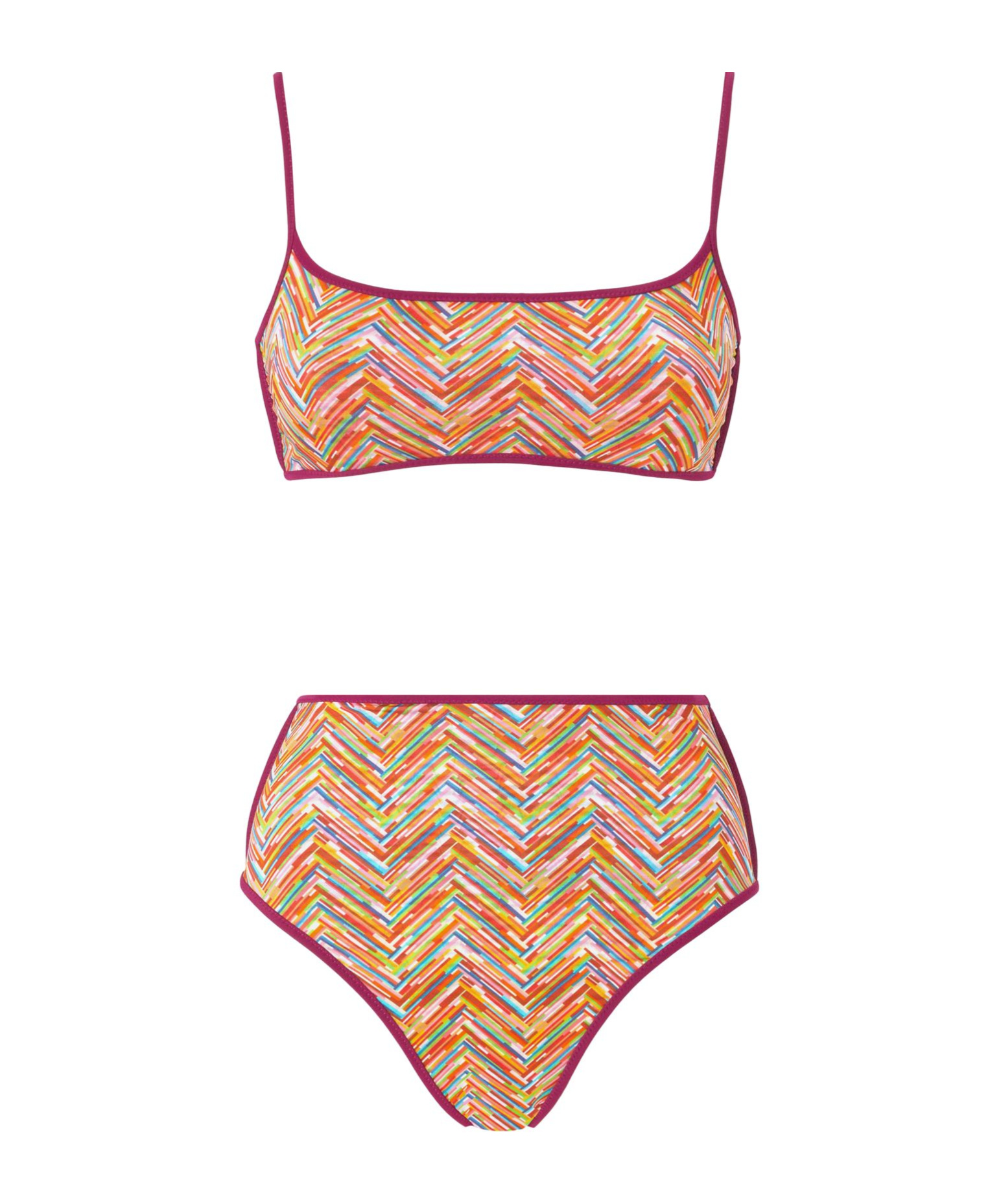 Shop Missoni Reversible Bikini In Multicolor