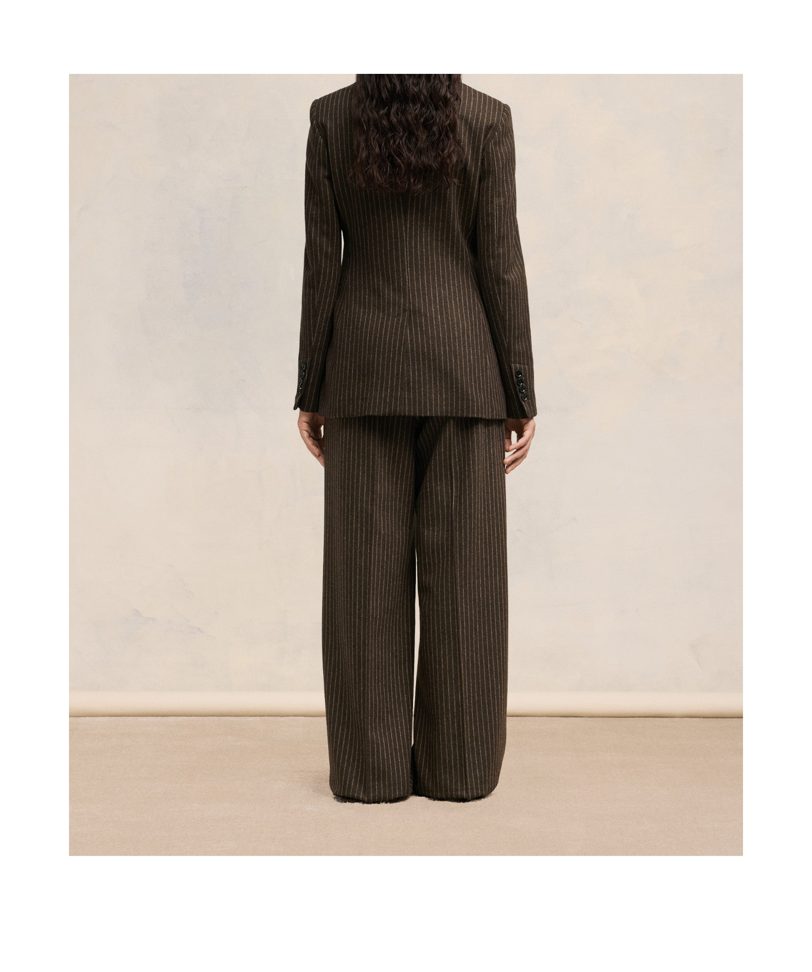 Ami Alexandre Mattiussi Wool Double-breasted Blazer In Black