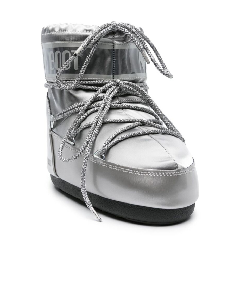 Moon Boot Icon Low Glance Boots In Gray