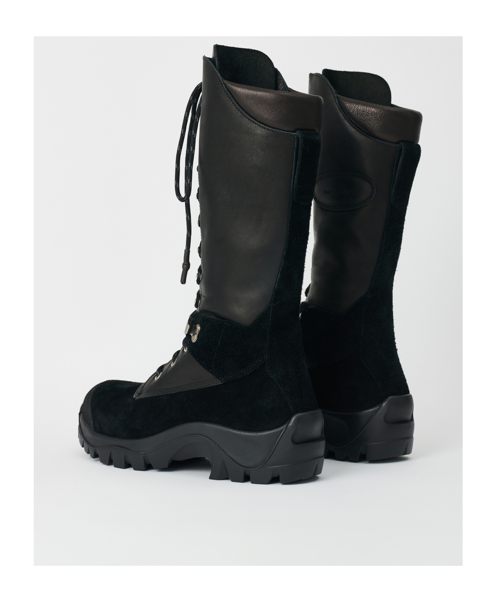 Our Legacy Tower Hiker Pull-ring Boots In Black
