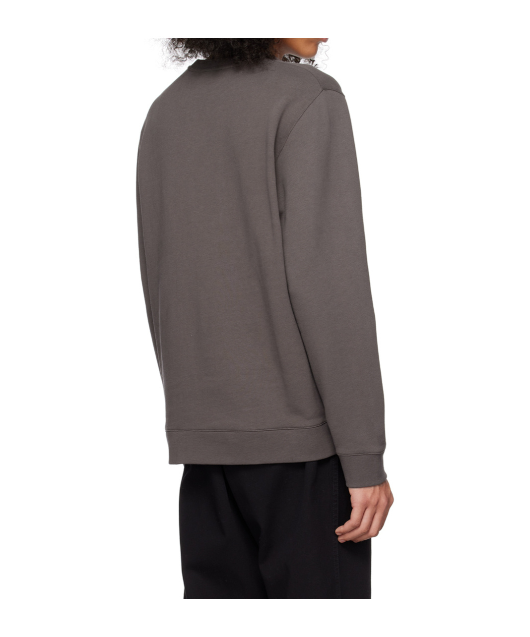 Norse Projects Round-collar Long-sleeve Hoodie In Black