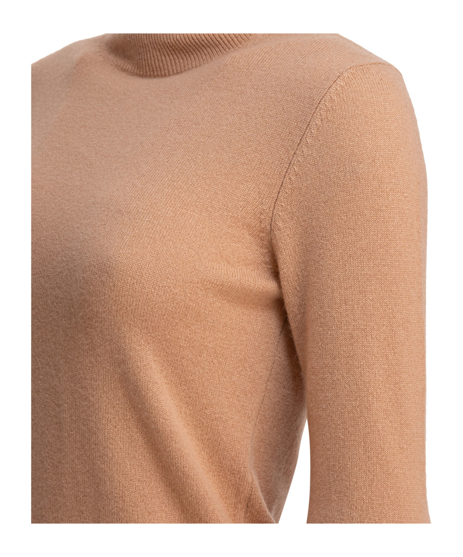 Kangra Cashmere Regular Fit Turtleneck Sweater In Brown