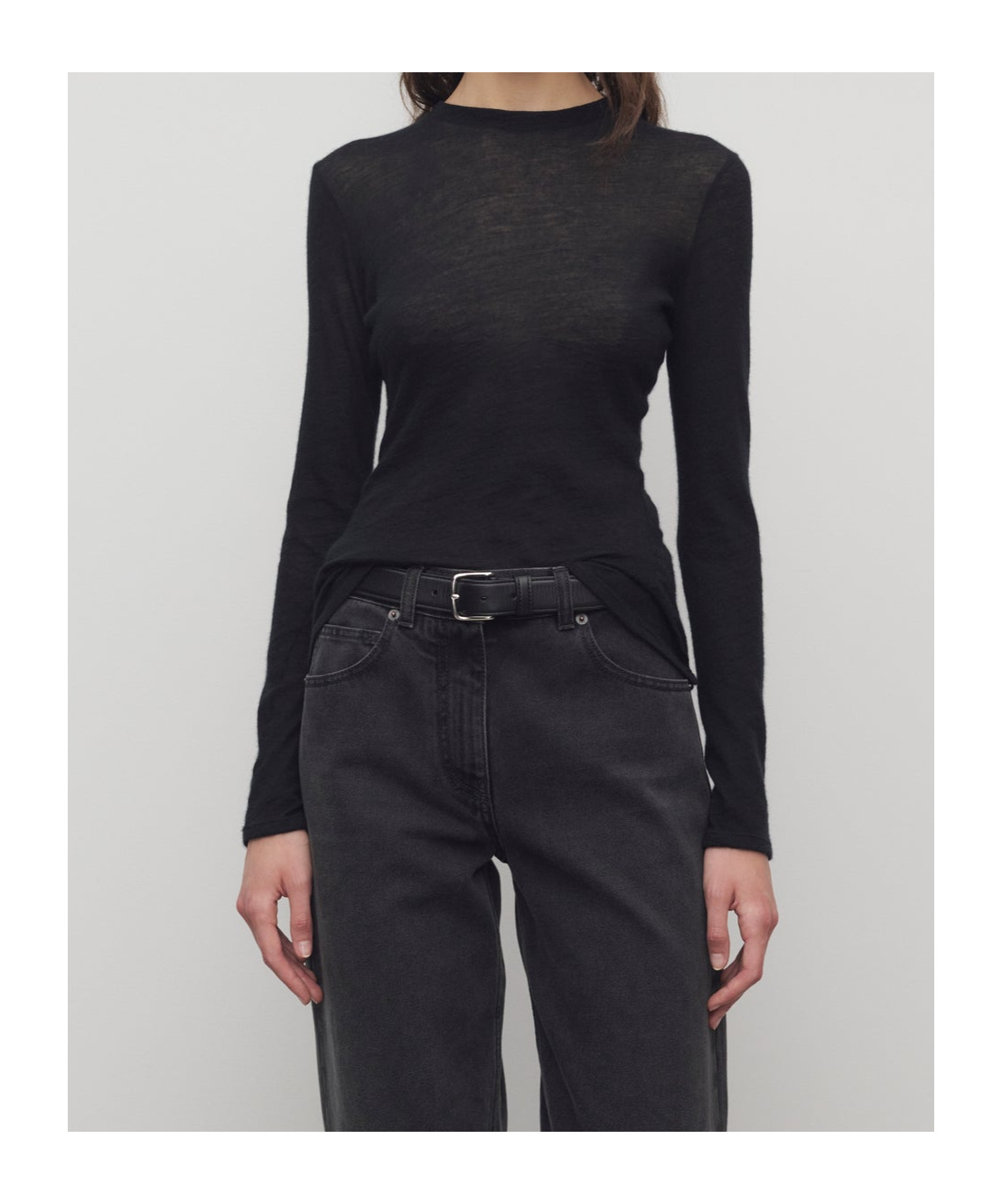 The Row Iverness Cashmere Sweater In Blue