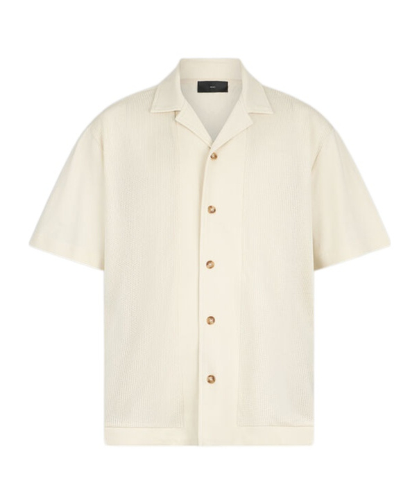 Liu •jo Openwork Knit Shirt In White
