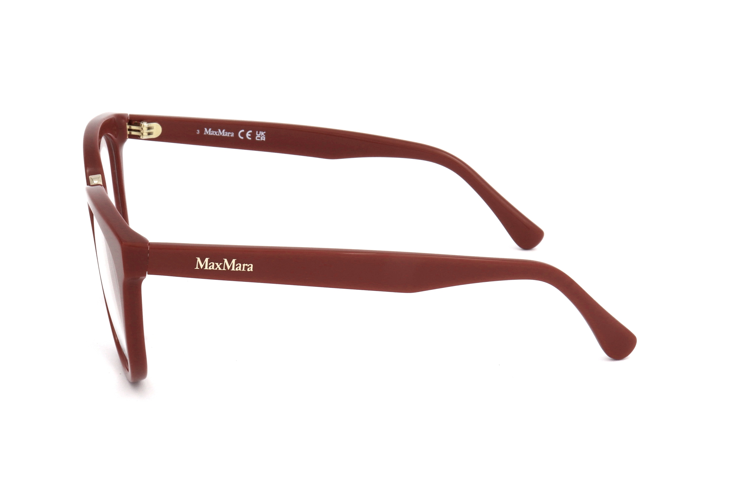Max Mara Full-frame Plain Mirror In Brown