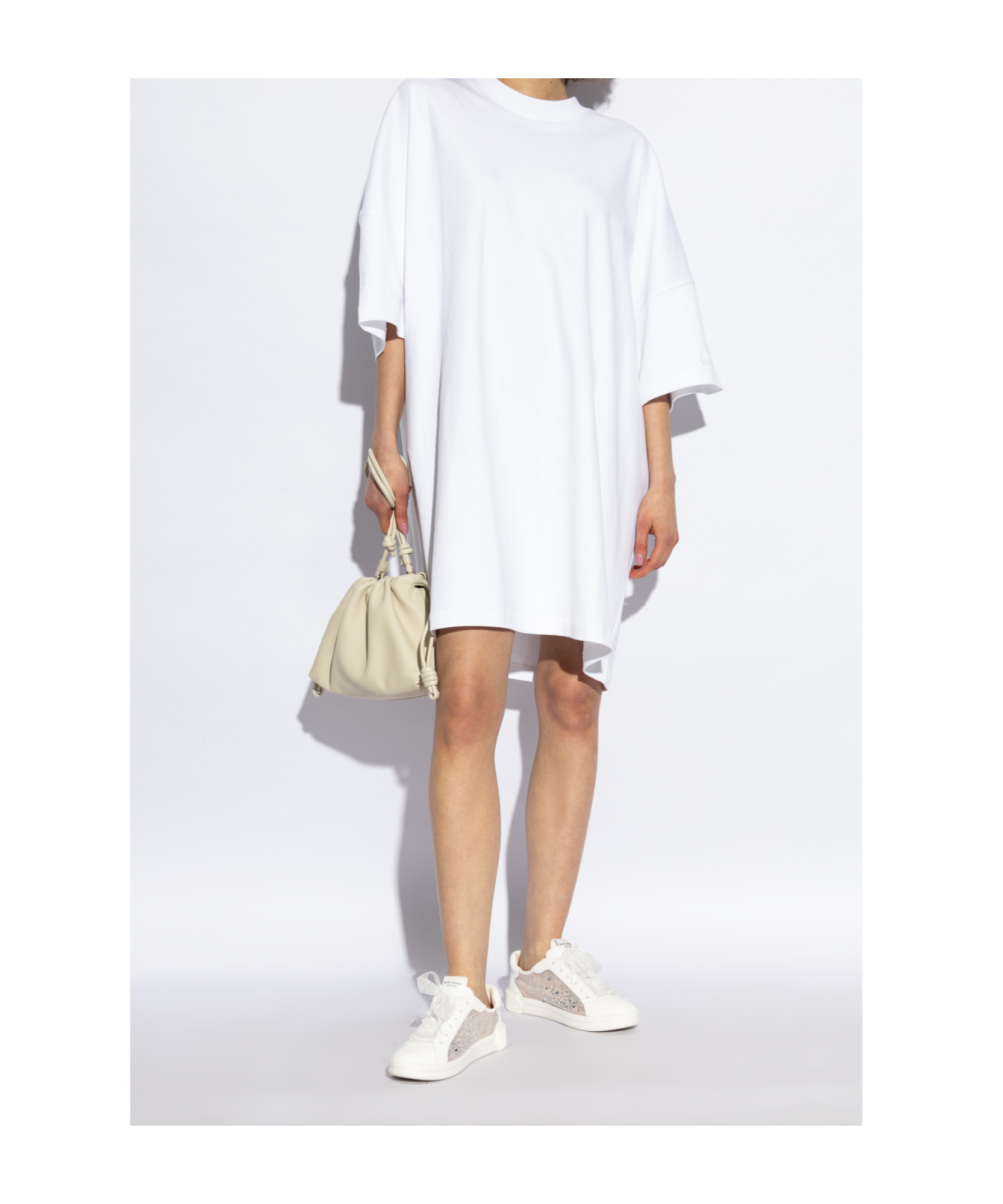 Kate Spade Round-head Casual Shoes In White