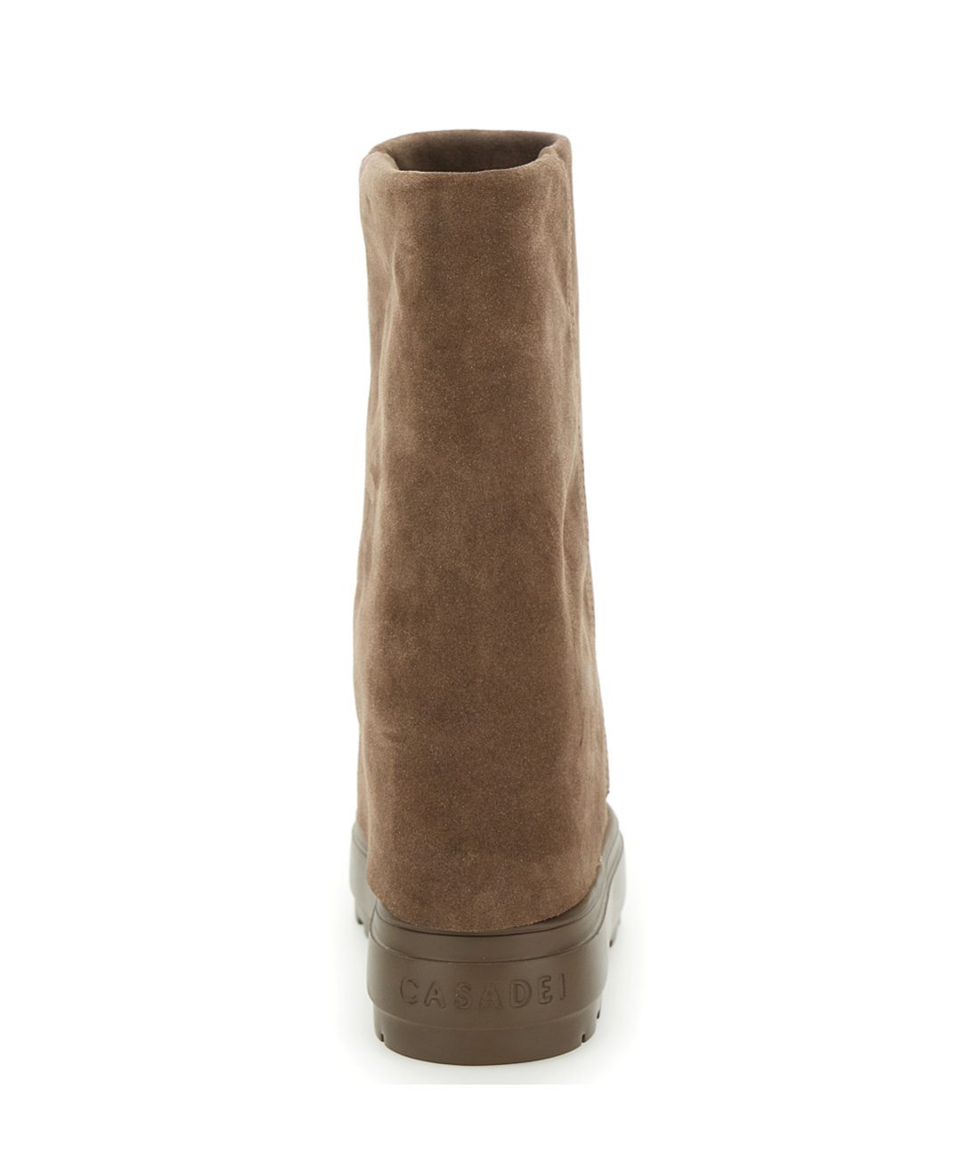 Casadei New Double Face Beige Reversible Boots In Suede Woman In Brown