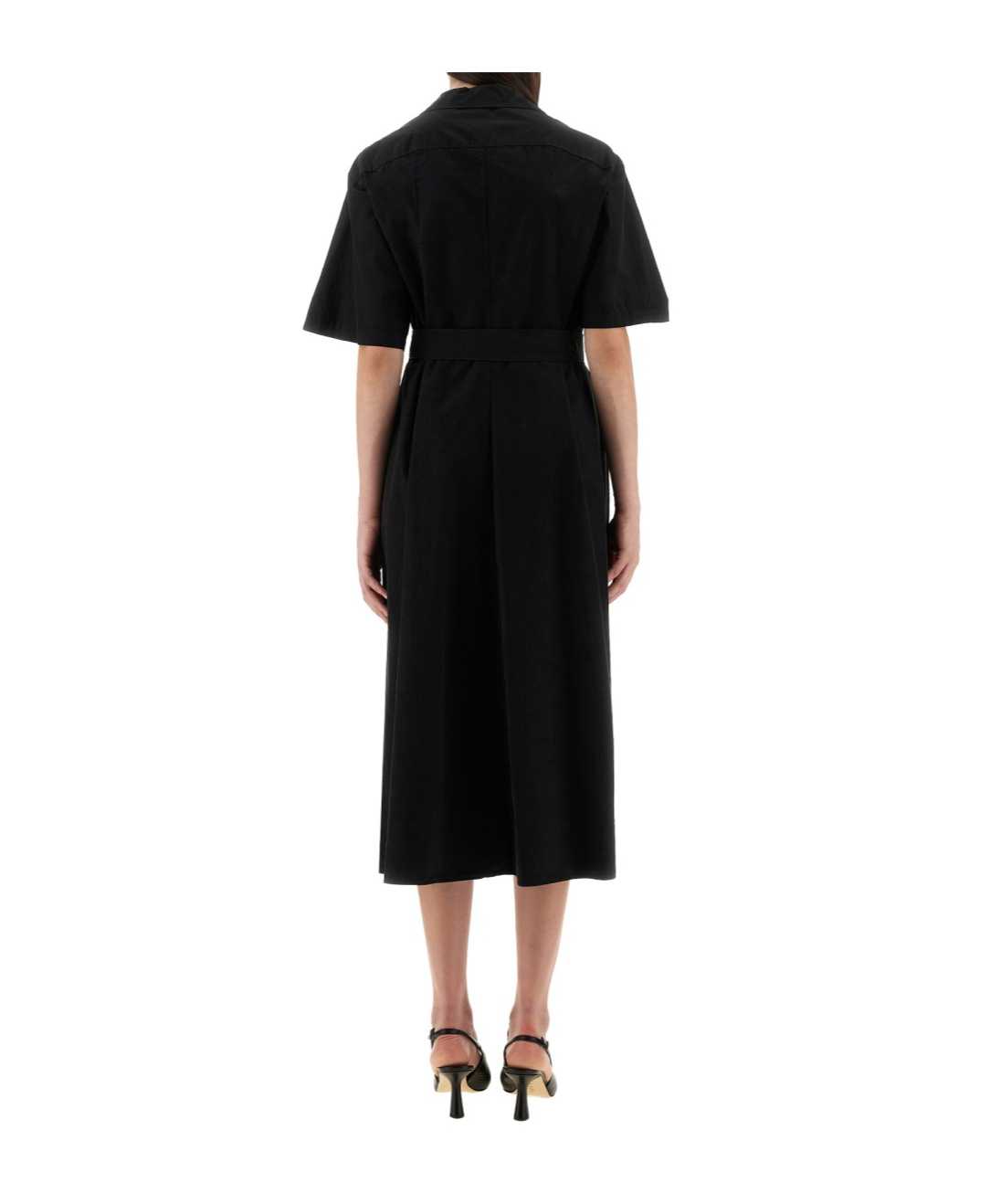 Aspesi Button-down Midi Dress With Belted Waist