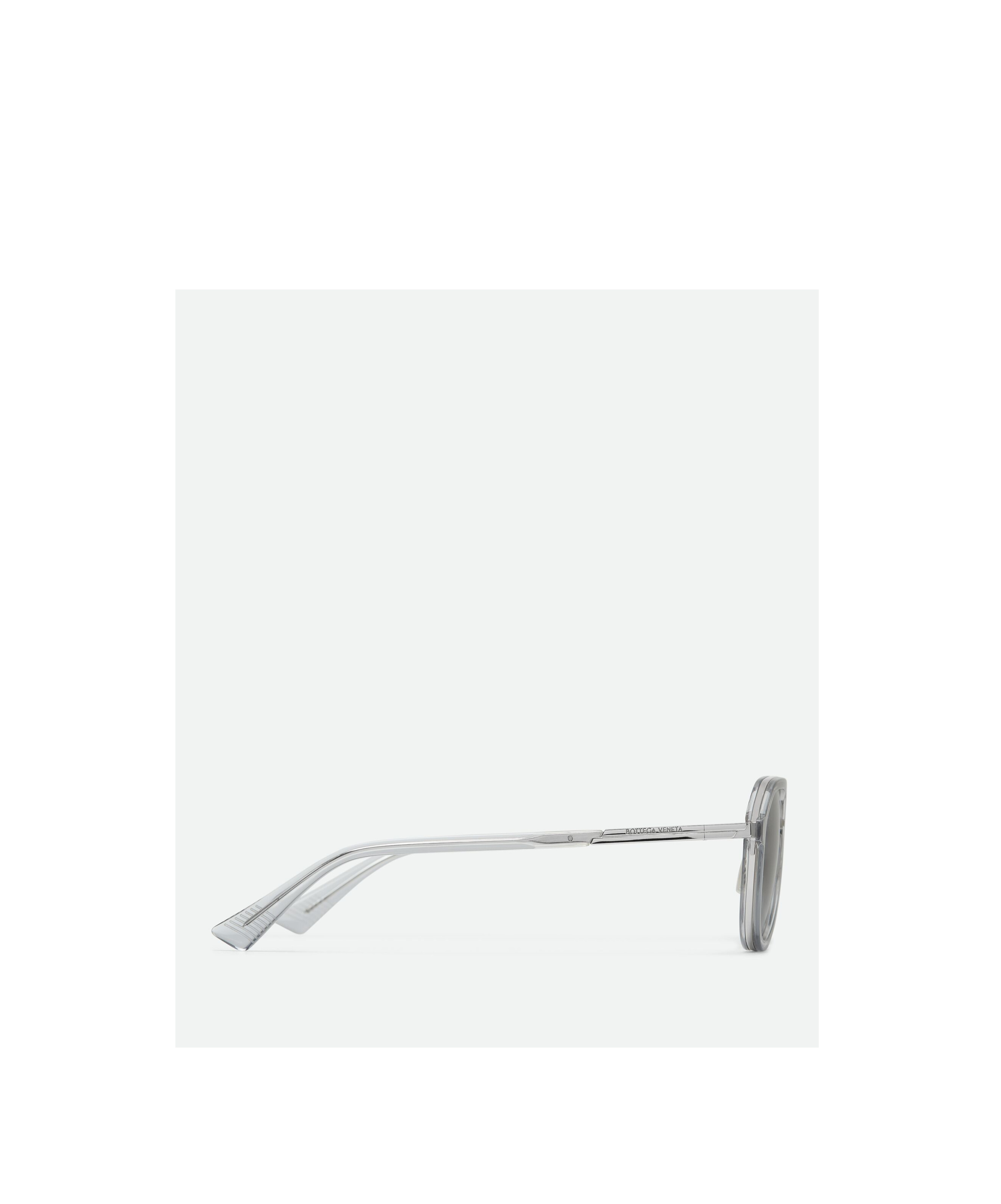 Bottega Veneta Full Frame Sunglasses In Gray