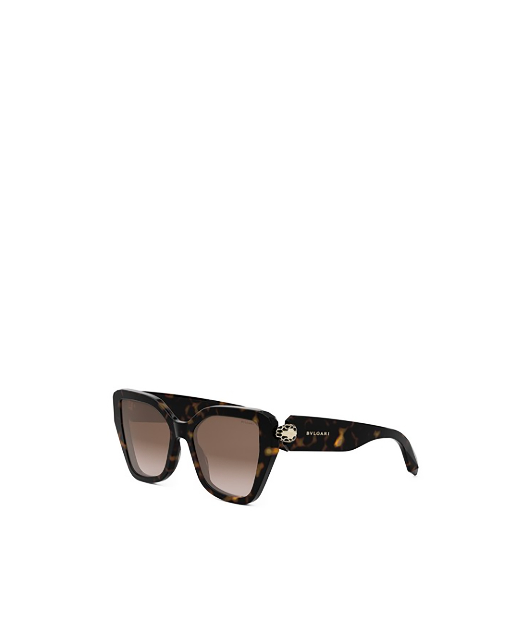 Bvlgari Bulgari Butterfly Frame Sunglasses In Brown