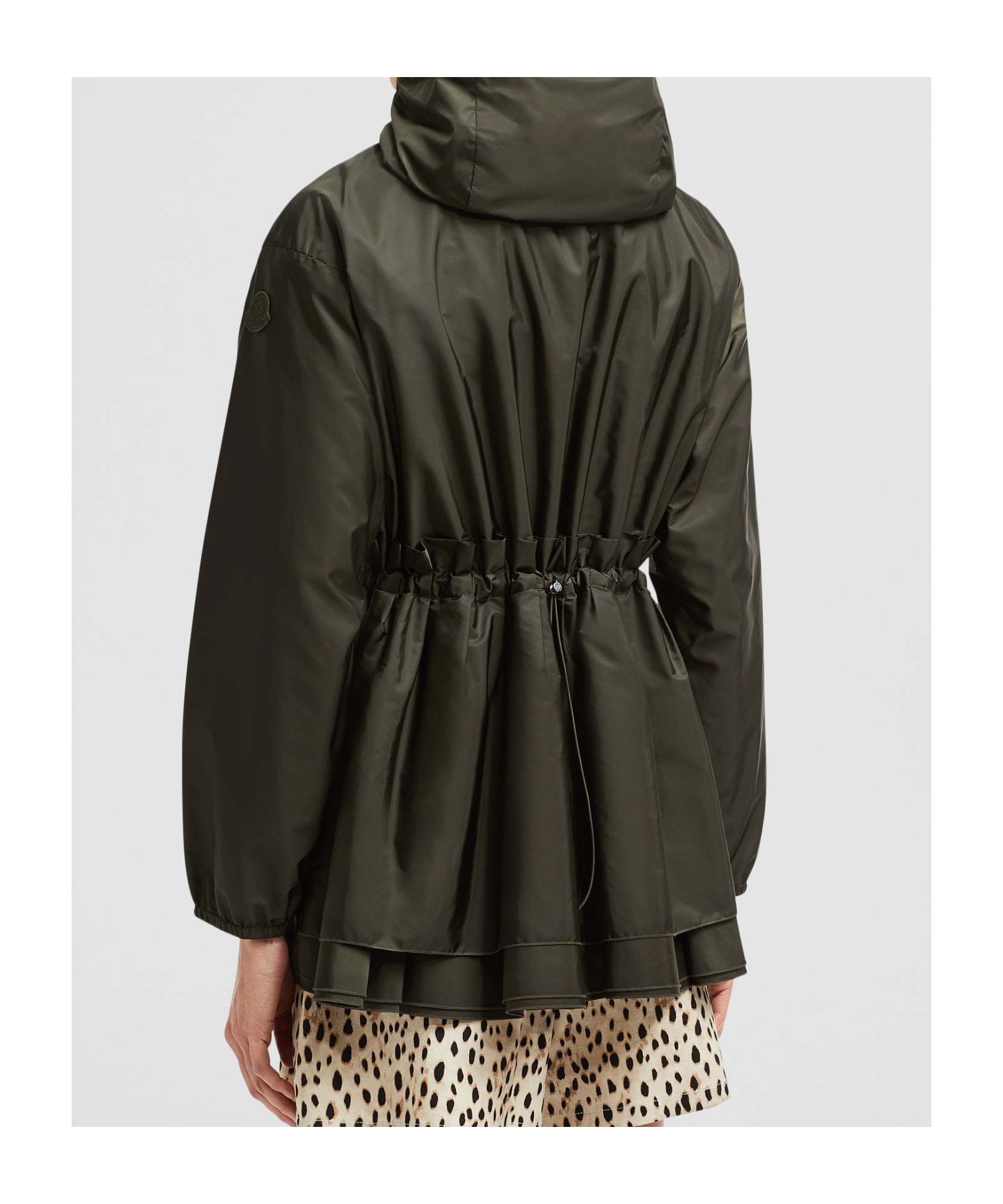 Moncler Hooded Jacket In Green