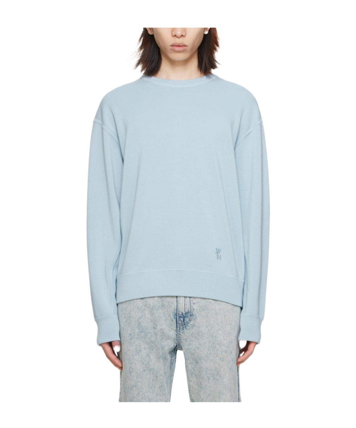 Wooyoungmi Round-necked Wool Sweater In White