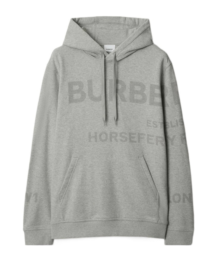 BURBERRY HORSEFERRY PRINTED HOODED SWEATER 