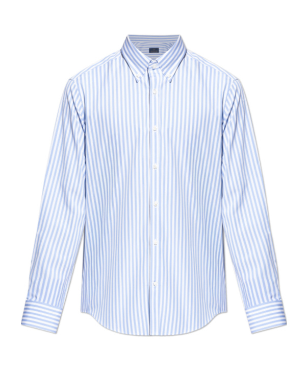 Paul & Shark Striped Shirt In Blue