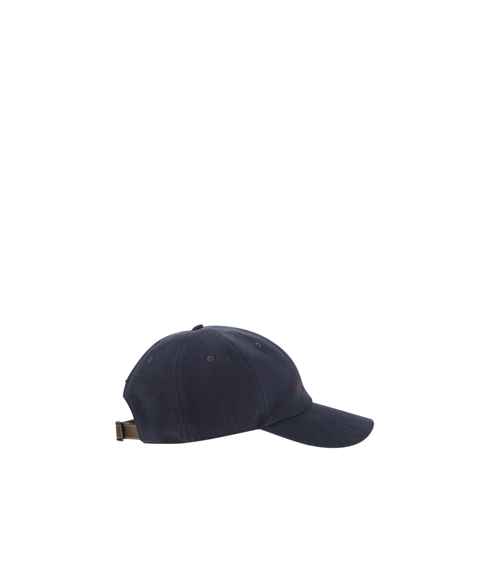 Brunello Cucinelli Embroidery Baseball Cap In Black