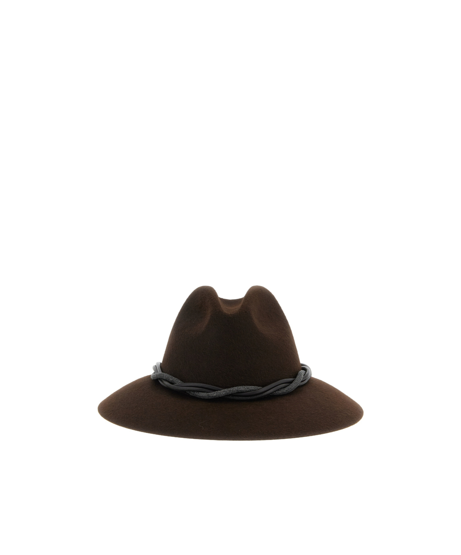 Brunello Cucinelli Wide Brim Hat In Black