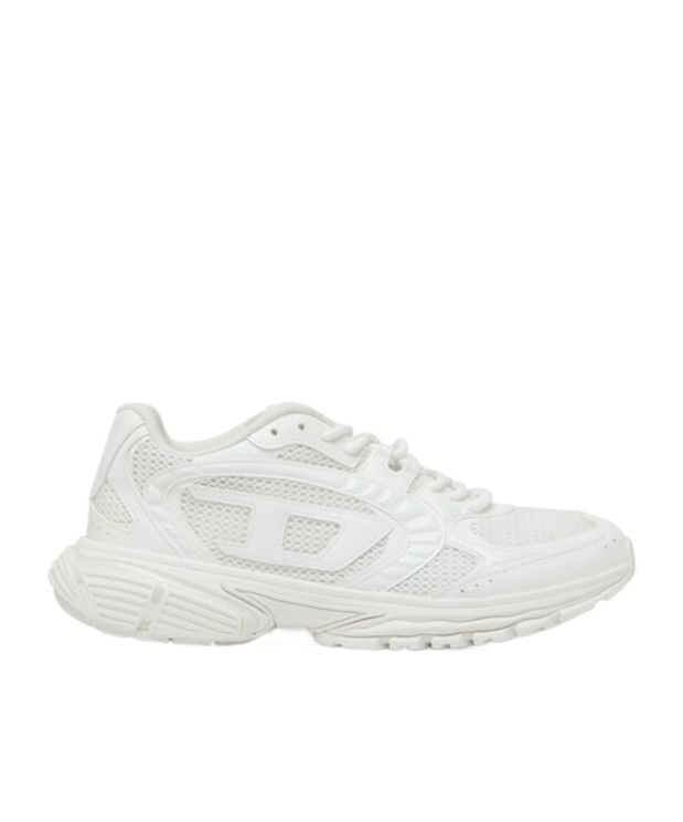 Diesel Woman Sneakers White Size 7.5 Textile Fibers In White
