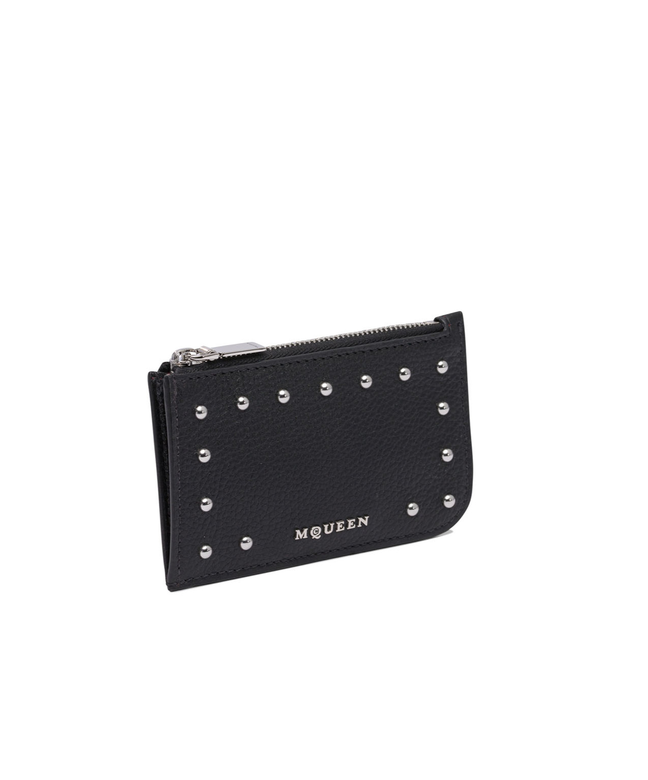 Alexander Mcqueen Zip Wallet In Black