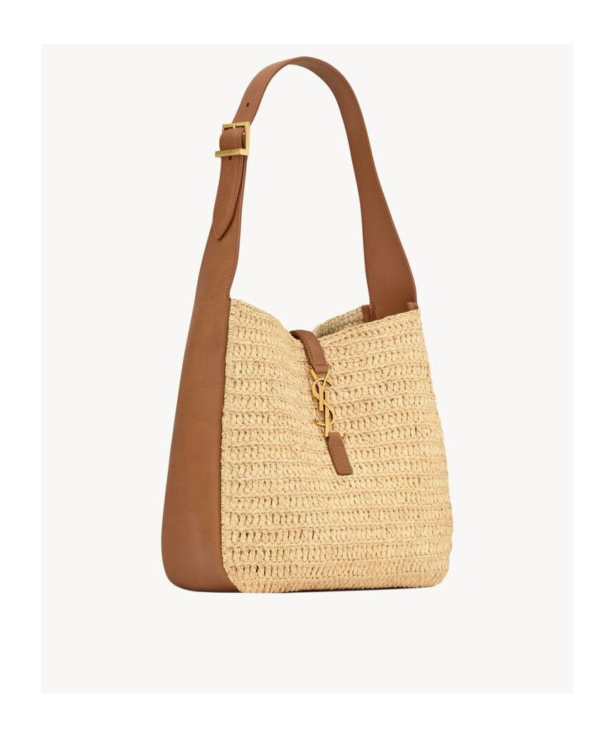 Saint Laurent Small Single Strap Shoulder Bag In Light Brown/brick Color