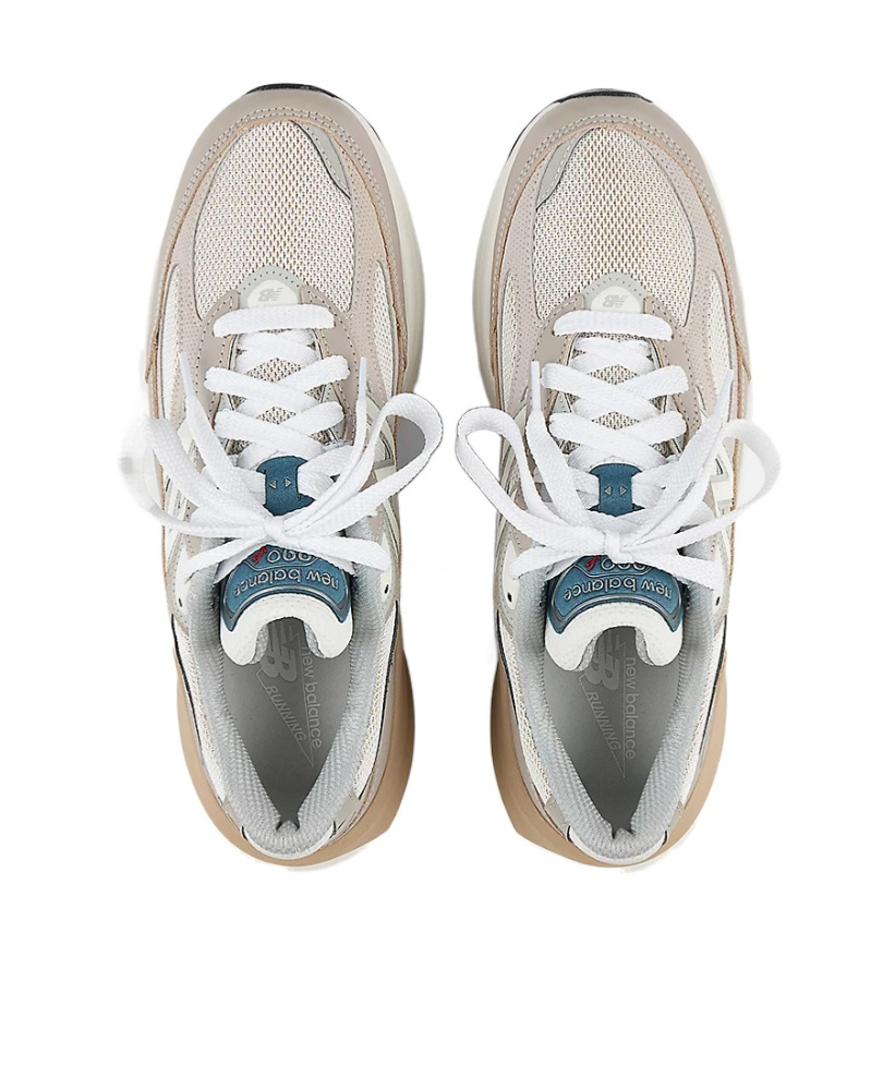 New Balance Unisex Made In Usa 990v6 In Beige/grau, Wildleder/mesh, Grösse 46.5 In Neutral