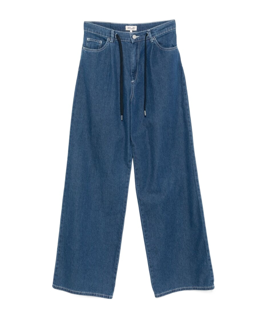Shop Baum Und Pferdgarten Wide-leg Jeans In Blue