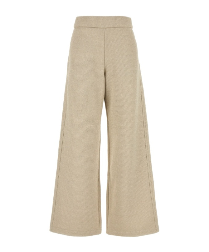 Max Mara Wide-leg Casual Pants In Nude