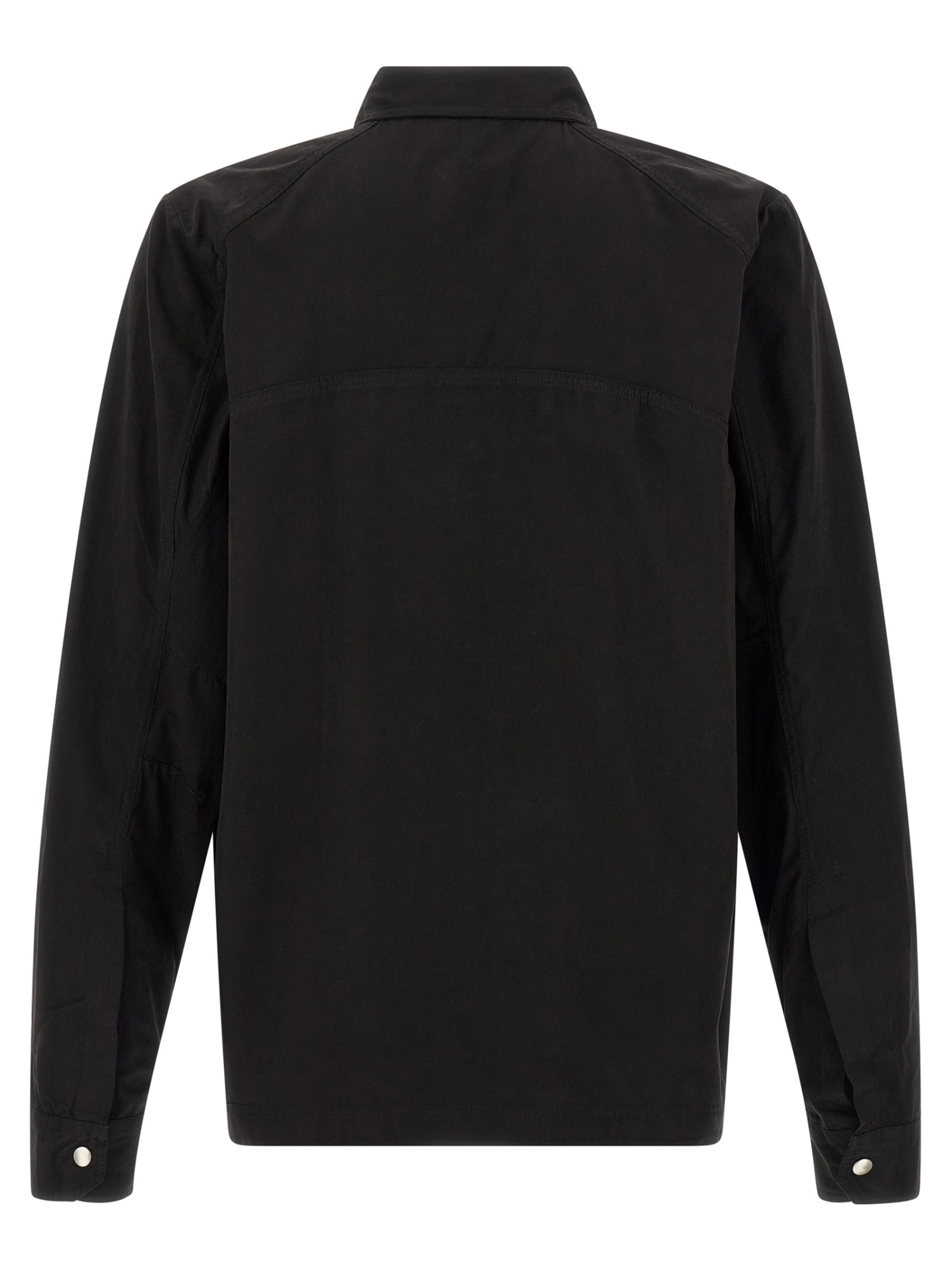 Thom Krom Snap-button Pocket Shirt In Black